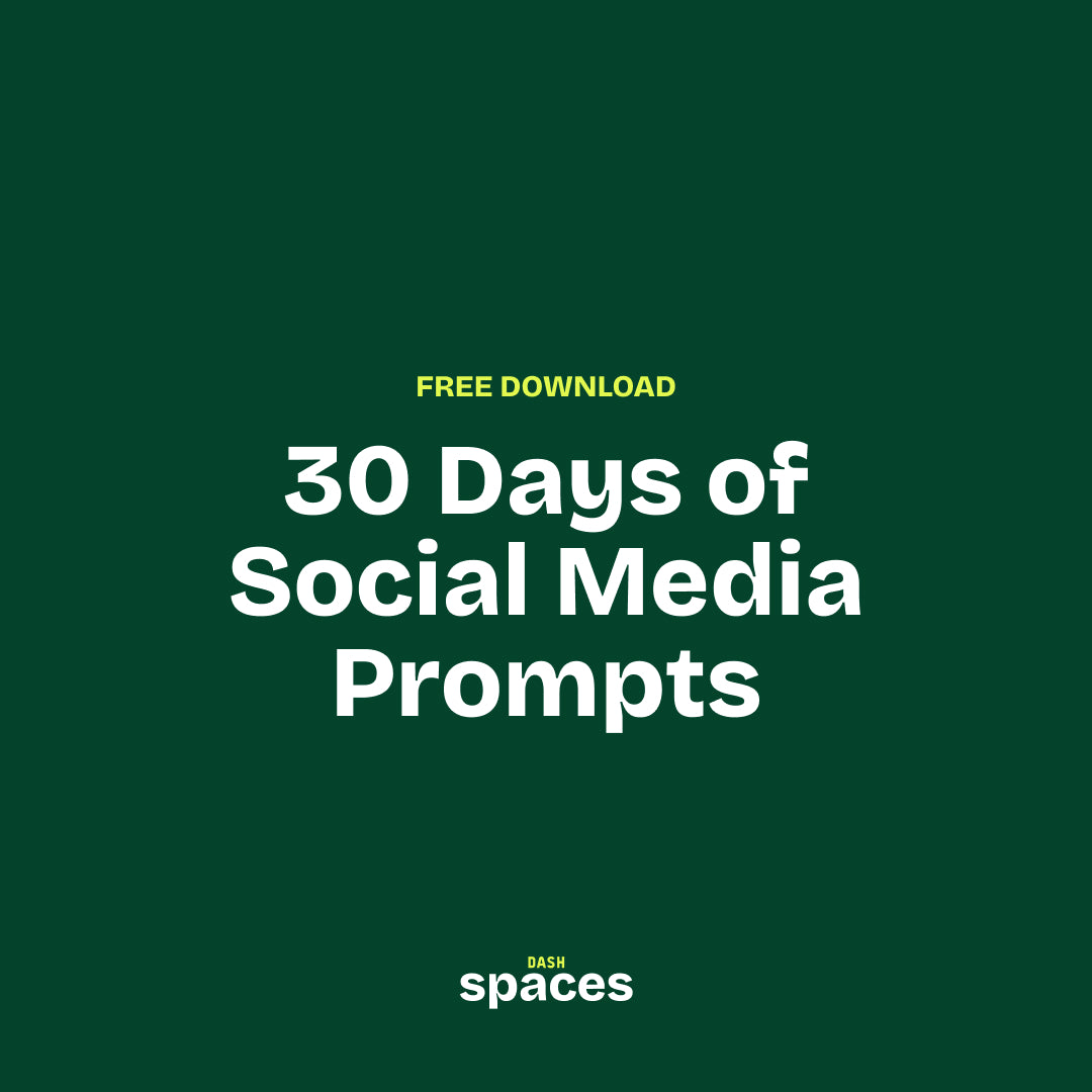 30 Days of Social Media Prompts